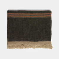The Belgian Guest Hand Towel, Black Stripe