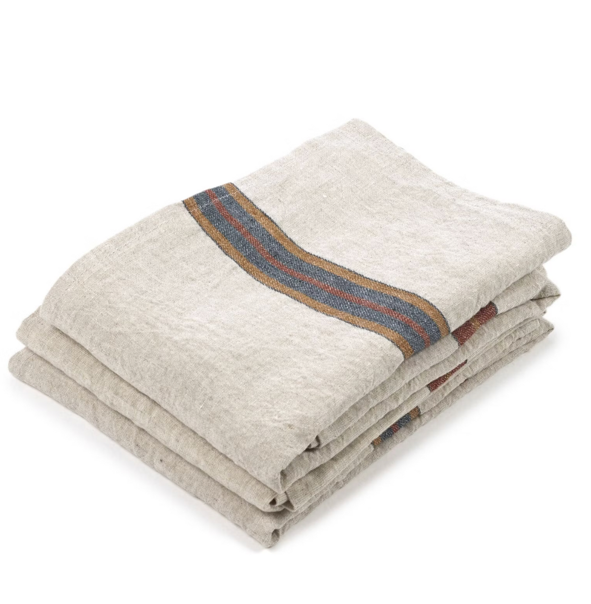 Dock Tea Towel, Leather Stripe
