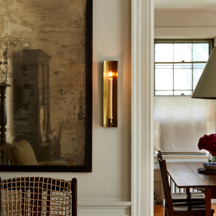 Brass Plated Wall Sconce