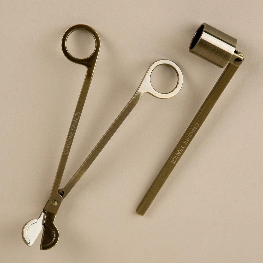 Candle Snuffer and Wick Trimmer Set