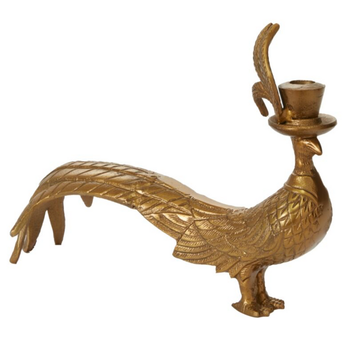 Pheasant Candlestick Holder Emerson