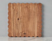 Square Scalloped Cutting Board