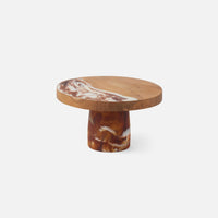 Austin Resin Teak Cake Stand
