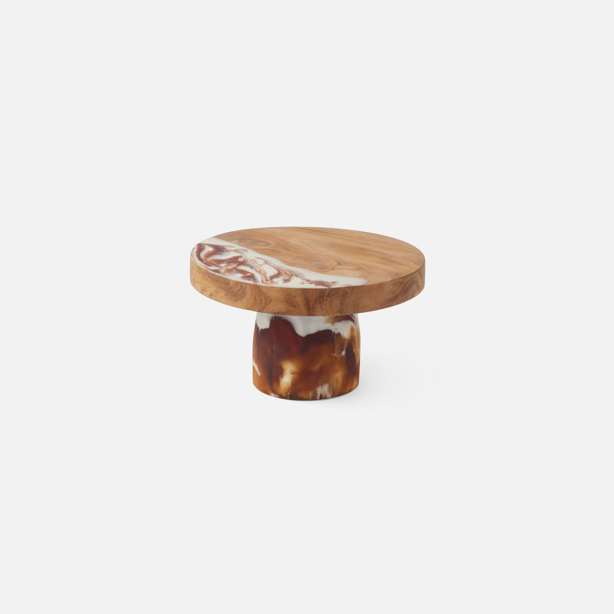 Austin Resin Teak Cake Stand
