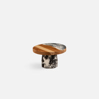 Austin Resin Teak Cake Stand