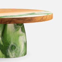 Austin Resin Teak Cake Stand
