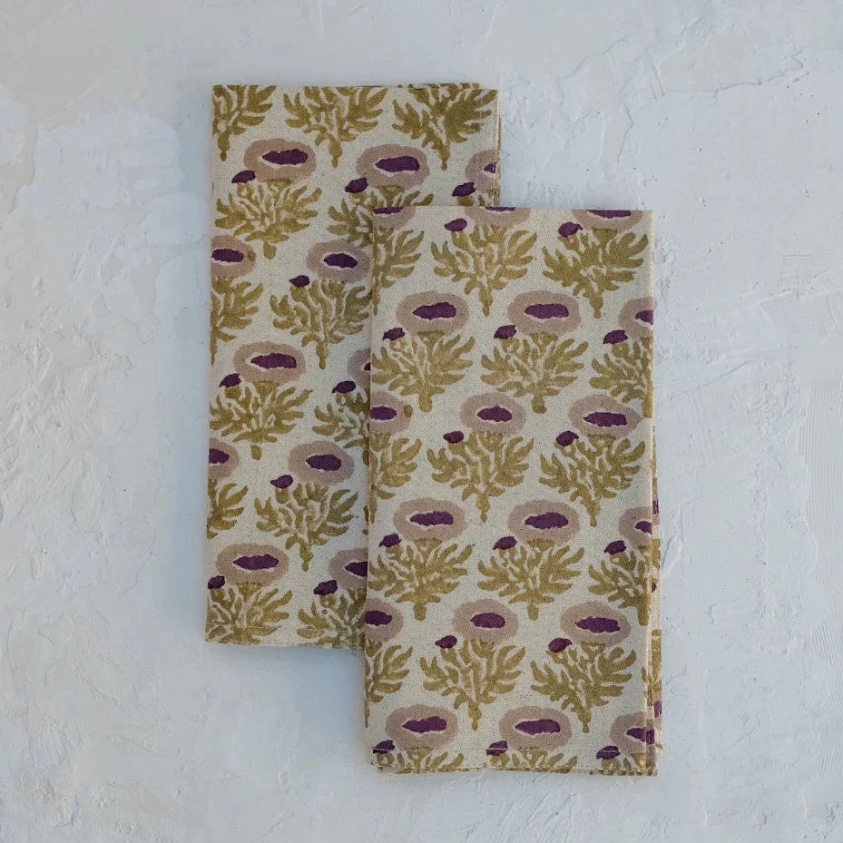 Rumi Block Print Napkin, Set of 4