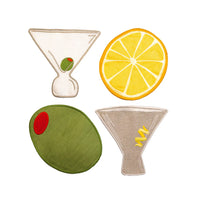 Martini Cocktail Napkins, Set of 4