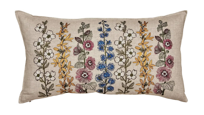 Spring Stems Pillow: Cover w/ Insert