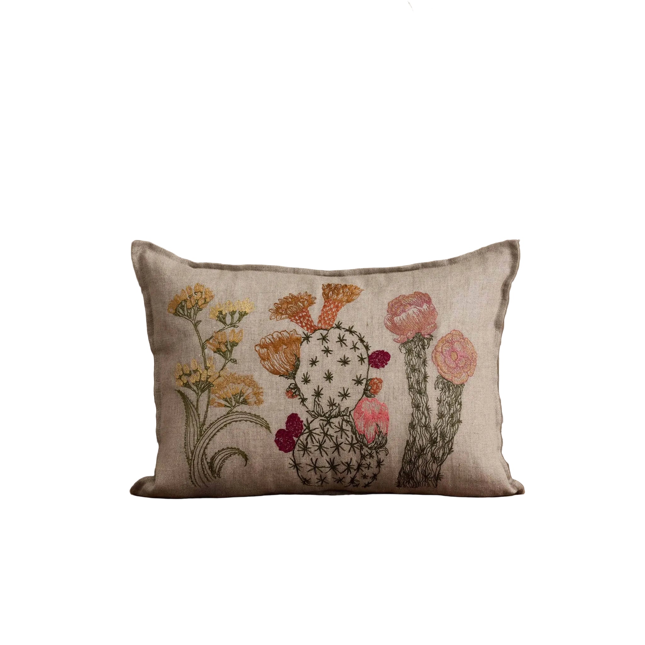 Blooming Cacti Pillow w/ Insert