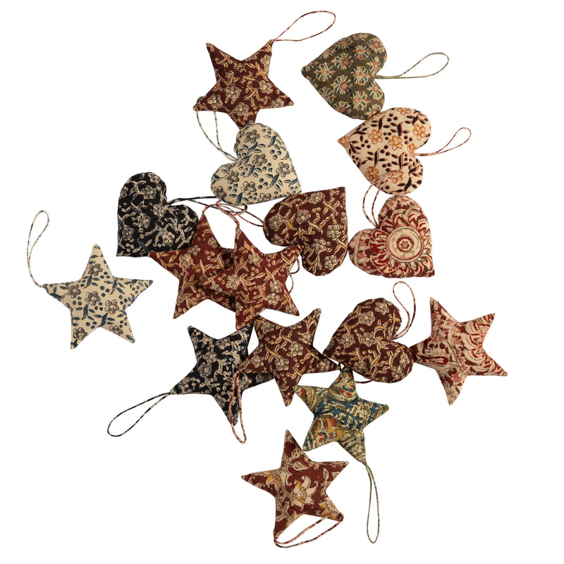 Upholstered Holiday Ornaments