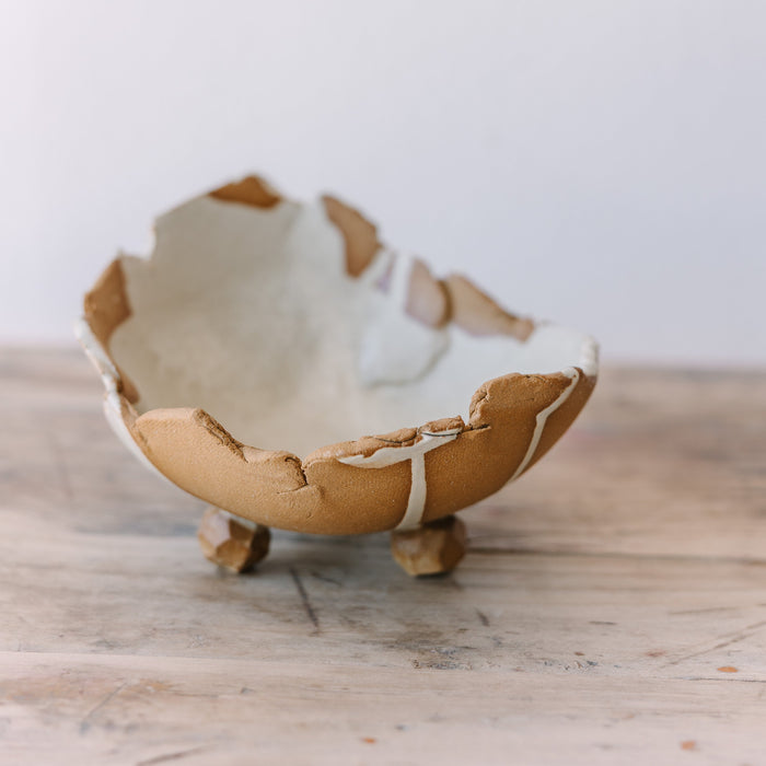 Footed Slump Bowl
