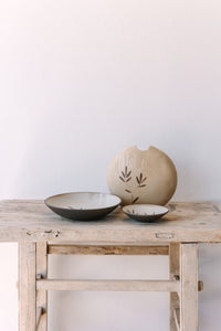 Painted Flat Vase