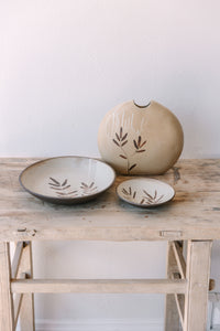 Painted Flat Vase