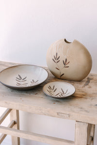 Painted Flat Vase