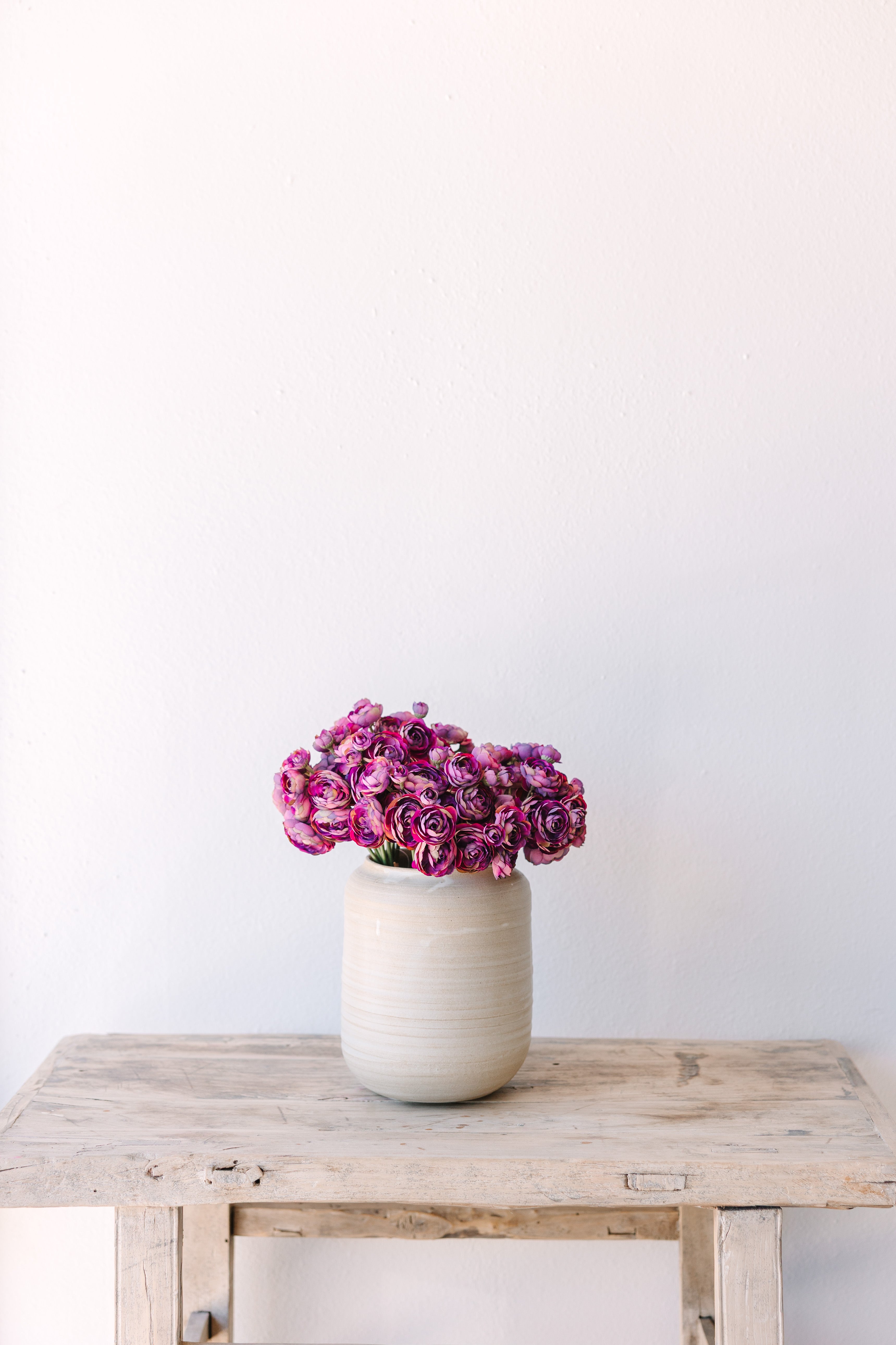 Large Ribbed Vase