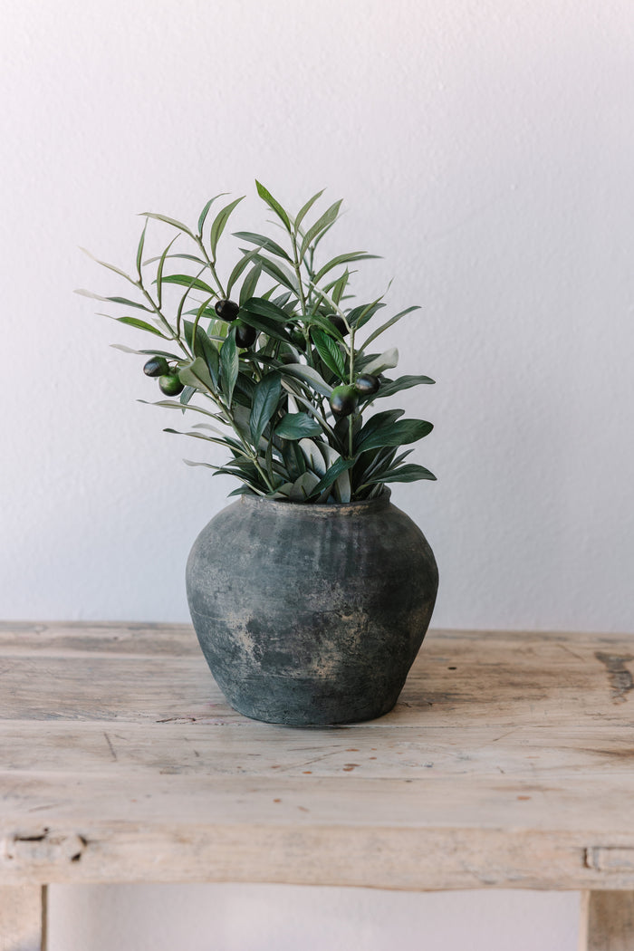 Chinese Grey Pot
