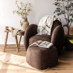 Chloe Club  Swivel Glider w/ Ottoman