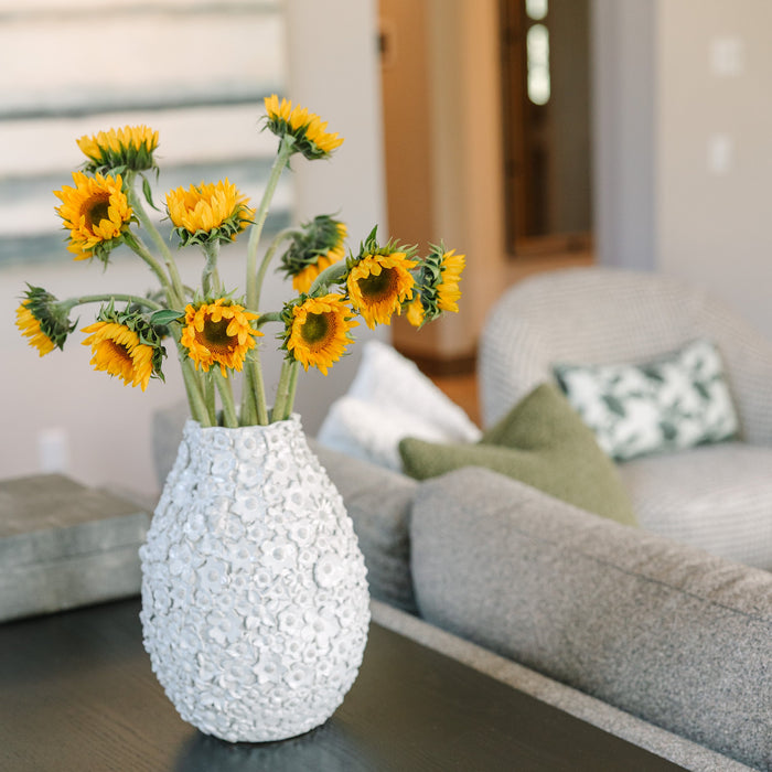 Large Ceramic Floral Vase
