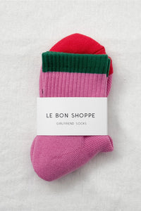 Le Bon Colorblock Girlfriend Sock