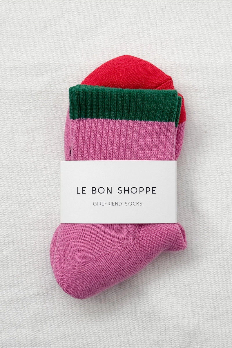 Le Bon Colorblock Girlfriend Sock