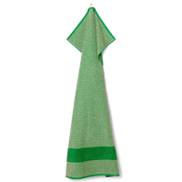 Juna Check Towel, Green + Sand