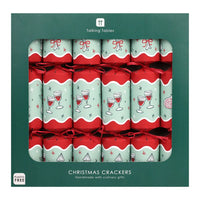 Bon Noel Green Christmas Crackers
