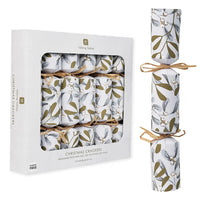 Botanical Mistletoe White Christmas Crackers