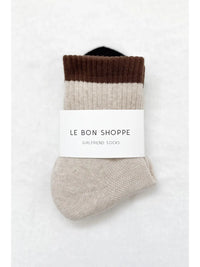 Le Bon Colorblock Girlfriend Sock