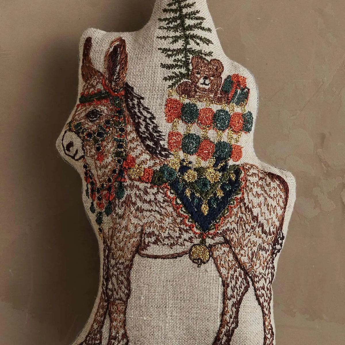 Christmas Donkey Ornament