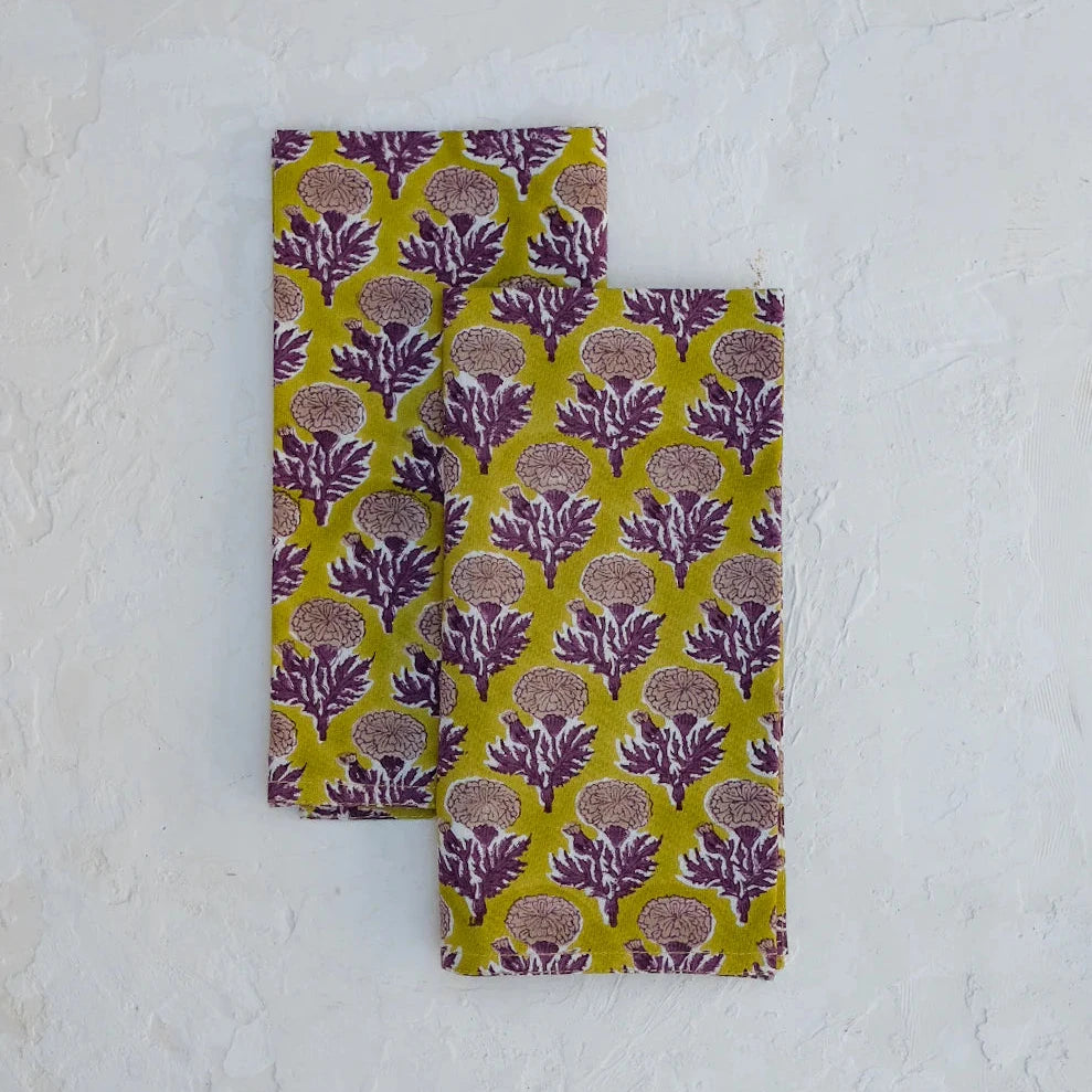 Sonya Block Print Napkin, Set of 4