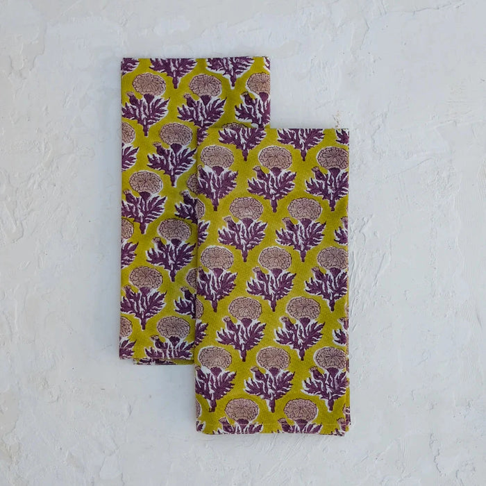 Sonya Block Print Napkin, Set of 4