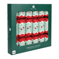 Bon Noel Green Christmas Crackers