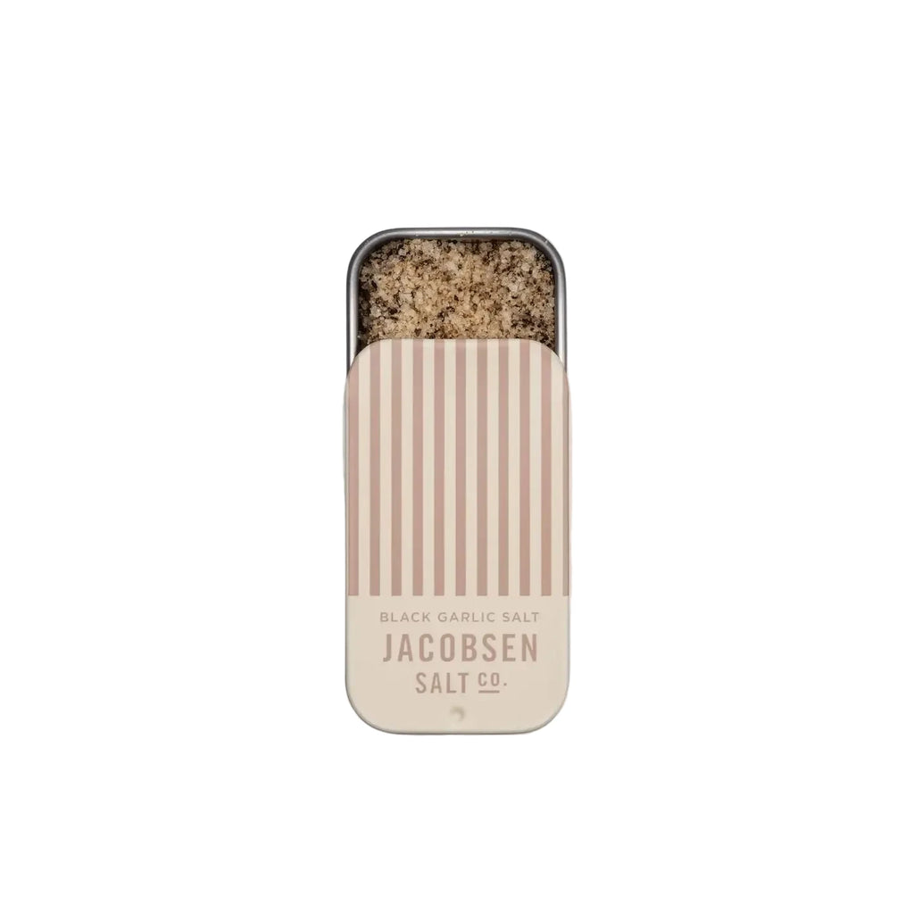 Infused Black Garlic Sea Salt Slide Tin