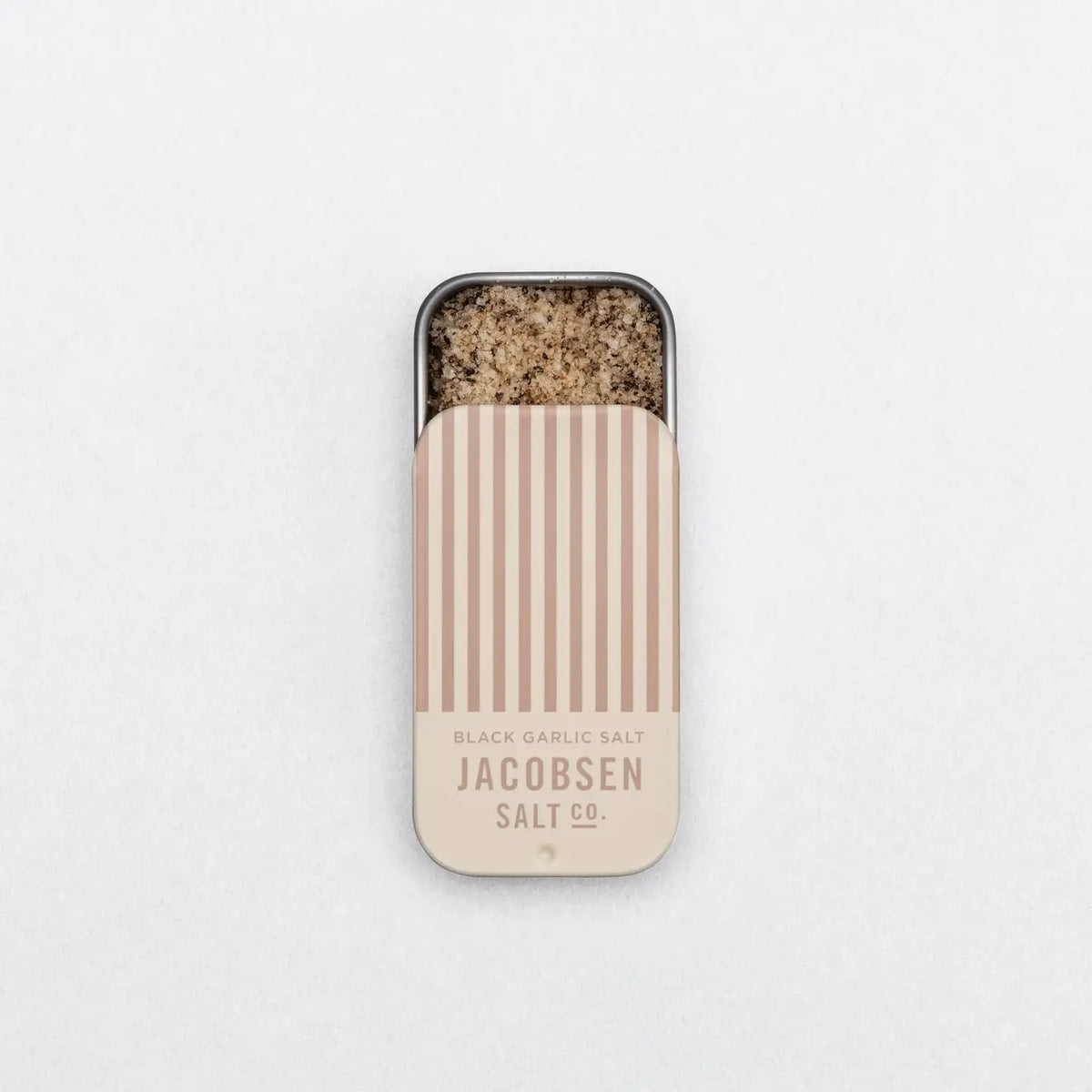 Infused Black Garlic Sea Salt Slide Tin