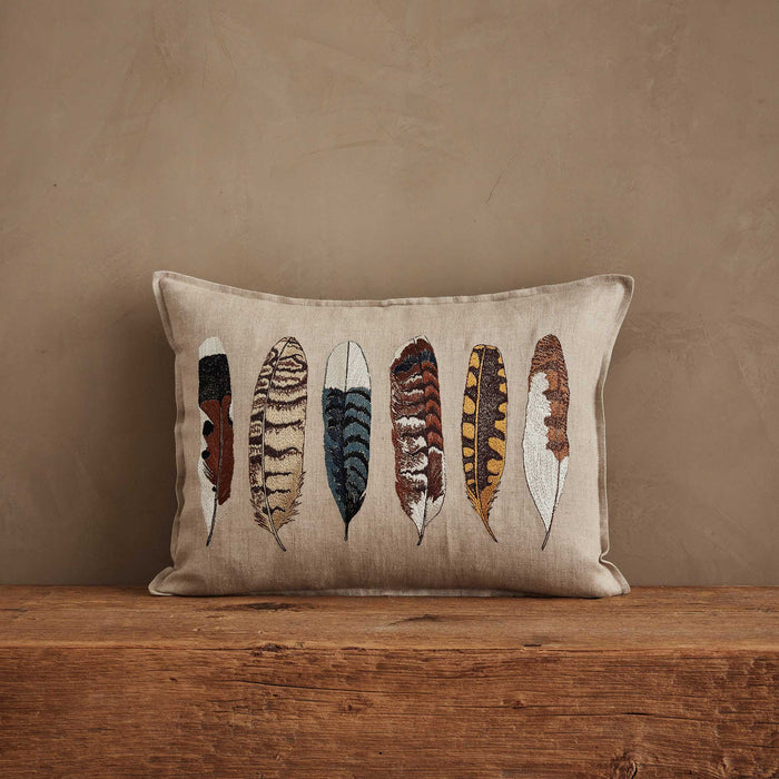 Medium Feathers Pillow: Cover with Insert