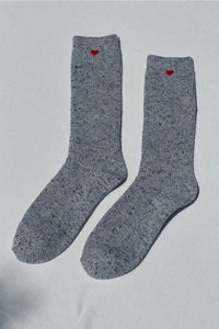Le Bon Embroidered Snow Socks