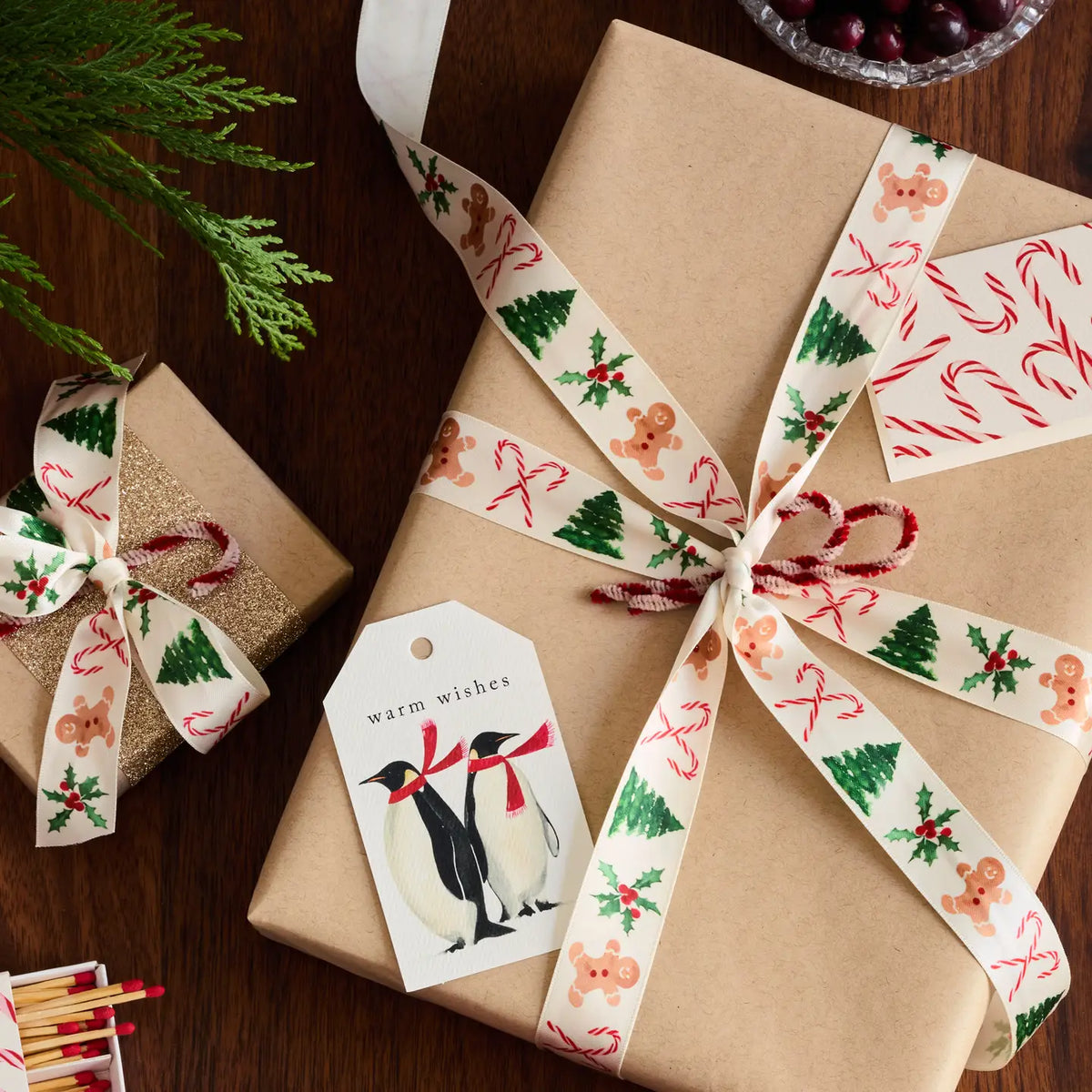 Christmas Icons Satin Ribbon