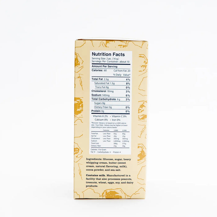 Chocolate Caramels - Pure Sea Salt Caramel Candy