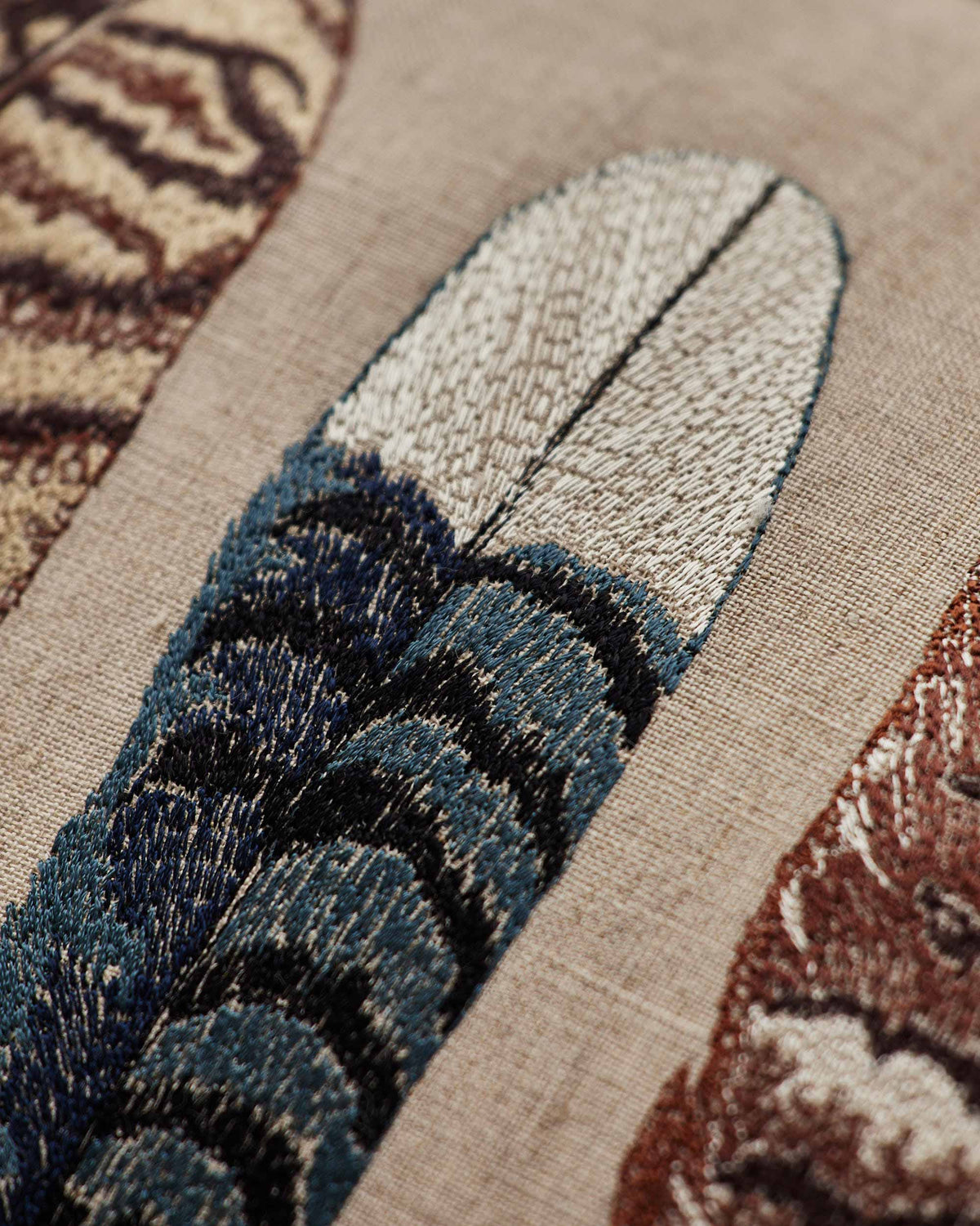 Medium Feathers Pillow: Cover with Insert