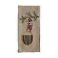 Deck the Halls Bear Tea Towel