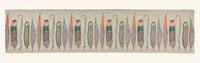 Feathers Table Runner: 91" × 18"