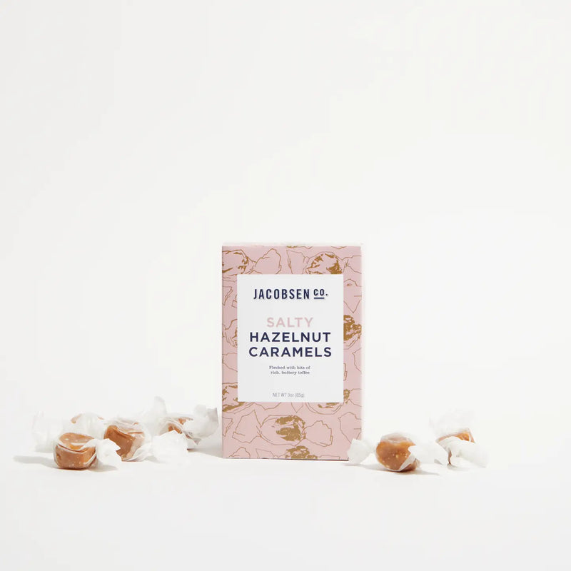 Salty Hazelnut Caramels