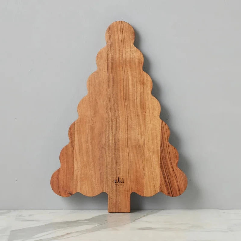 Scalloped Tree Cutting Board