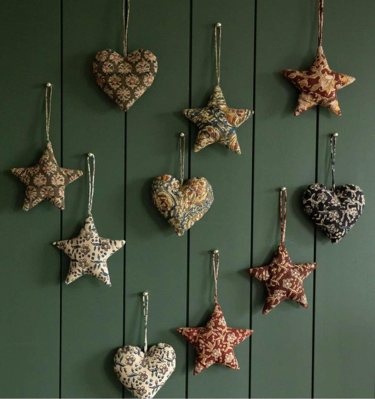 Upholstered Holiday Ornaments