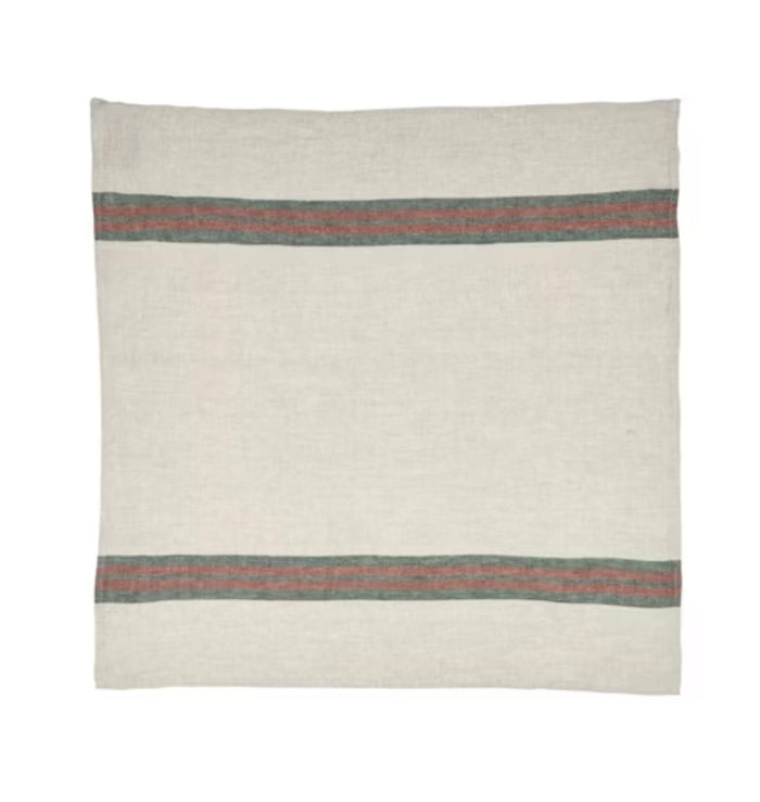 Dock Tea Towel, Green Stripe