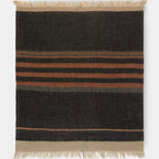 The Belgian Guest Hand Towel, Black Stripe