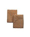 Anu - Hand Block - Printed Cotton Sham (Yam)