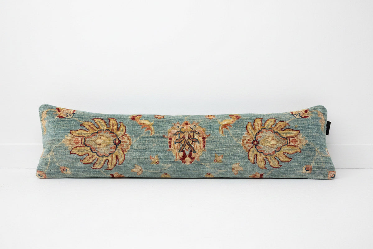 Vintage One-Of-A-Kind Long Lumbar Pillow