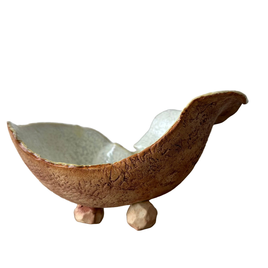 Agave Moon Footed Bowl